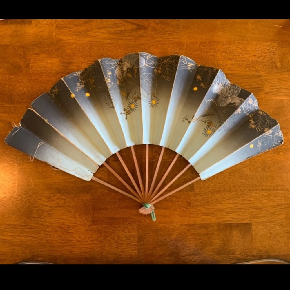 Vintage oriental fan